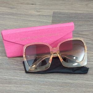 HAPPY TO SIT ON YOUR FACE - ACID Orange Sunglasses